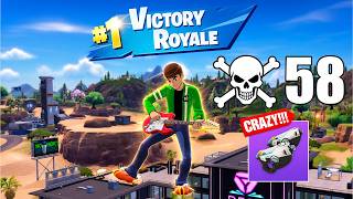 58 Elimination Solo Vs Squads "Zero Build" Gameplay! (NEW FORTNITE CHAPTER 7 SEASON 2)