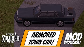 This Town Car Comes with a Limo! Project Zomboid Mod Showcase
