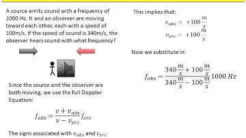 5. Sound - Doppler Effect Example