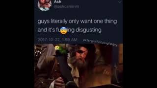 Guys only want one thing and it’s disgusting.