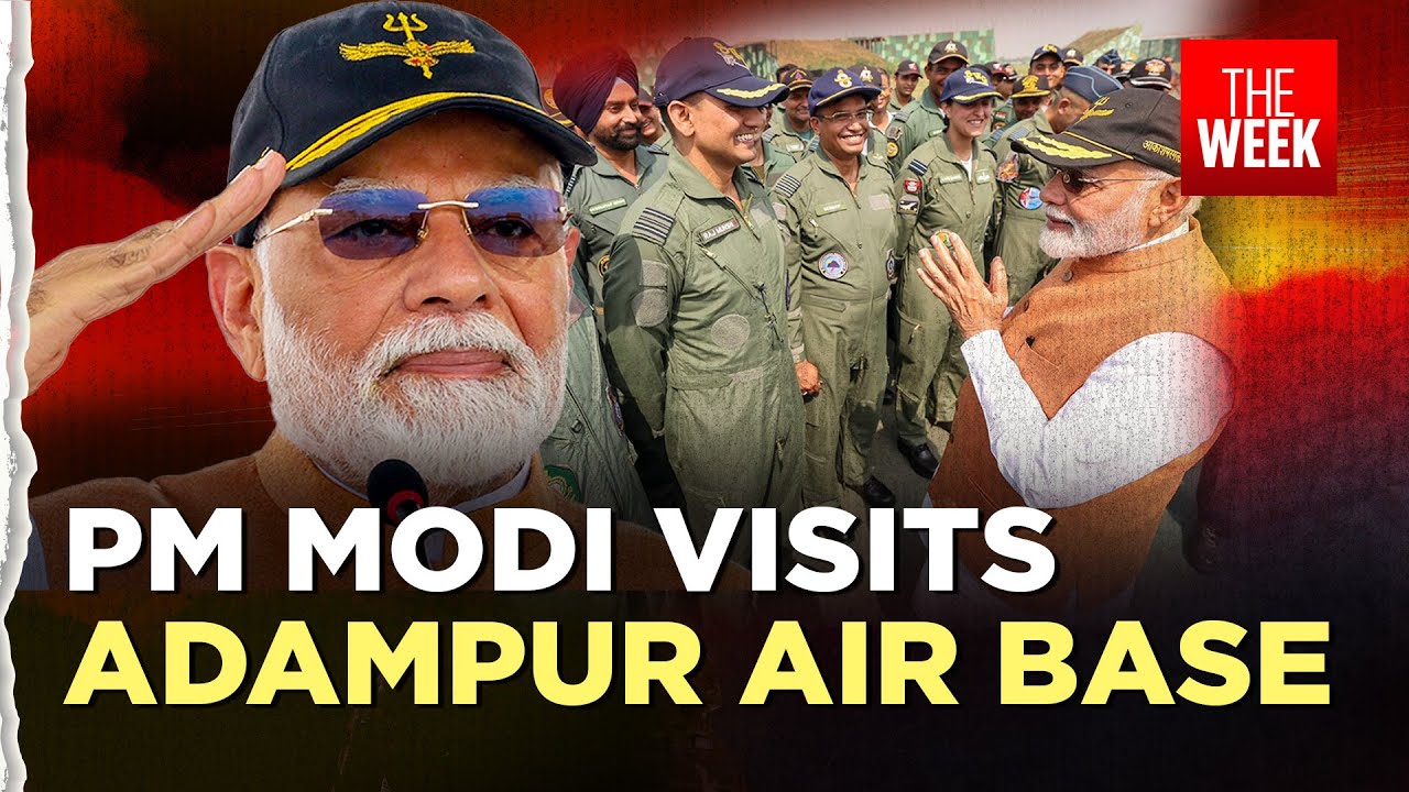Prime Minister Narendra Modi visits Adampur air base, meets IAF personnel | Operation Sindoor