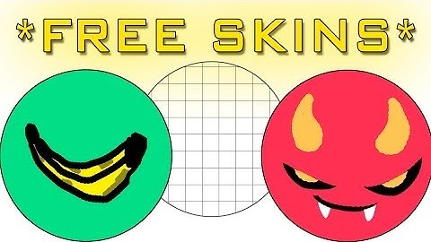 How to get all agar.io skins free !!!