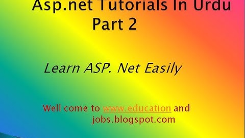Asp.net Tutorials in Urdu Part 2 _ How to download and install Visual Studio 2013