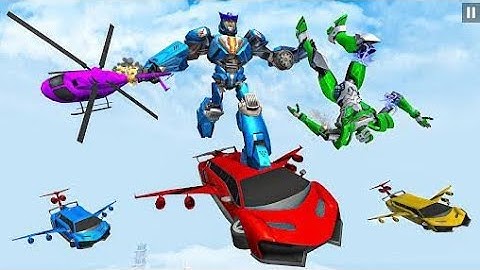 army limo robot car transform.android iOS gameplay