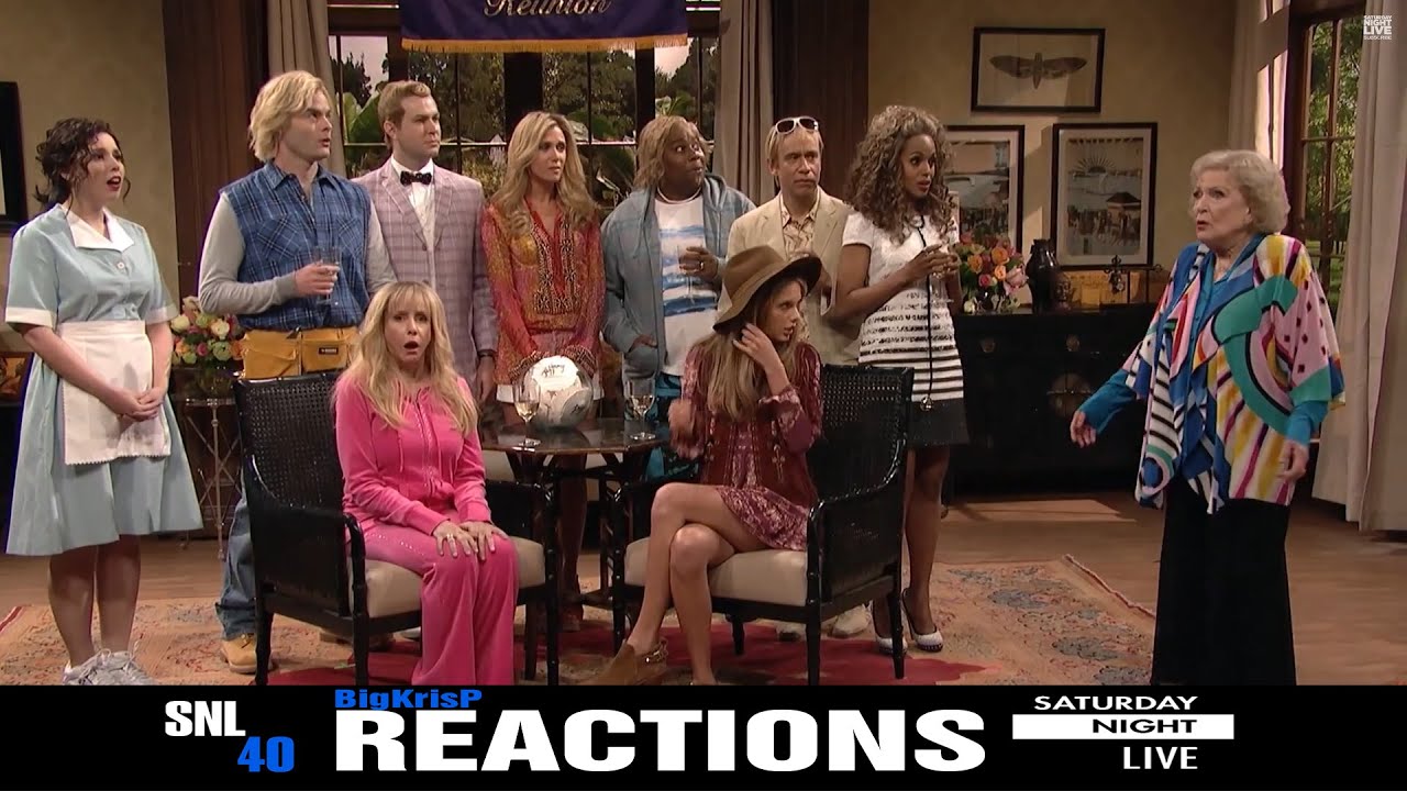 SNL 40th Anniversary Special The Californians REACTIONS YouTube
