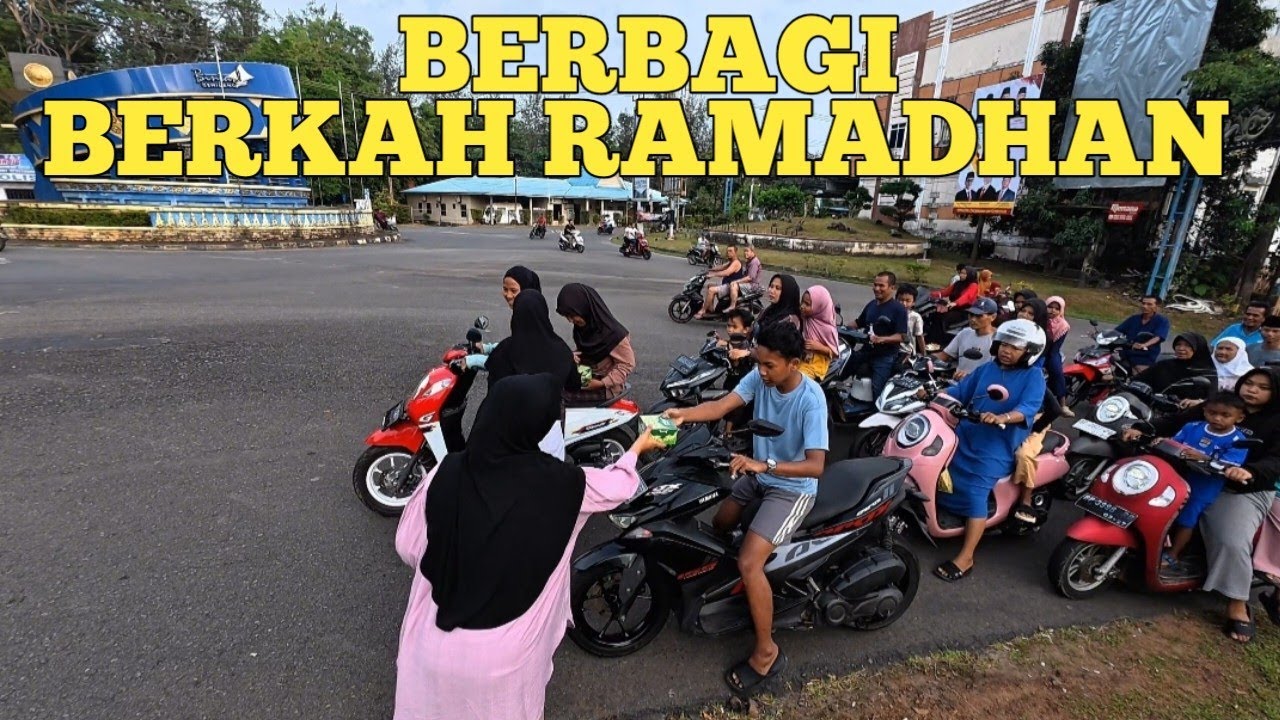 Antrian Berkah Ramadhan Sangat Panjang❗Berbagi Takjil Buka Puasa