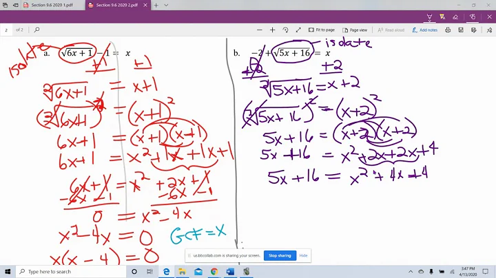 Solving More Challenging Radical Equations