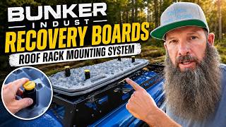 BUNKER INDUST Recovery Boards &amp; Roof Rack Mount Setup on My FJ Cruiser
