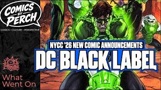 NYCC '26 New DC Black Label Comics Announced