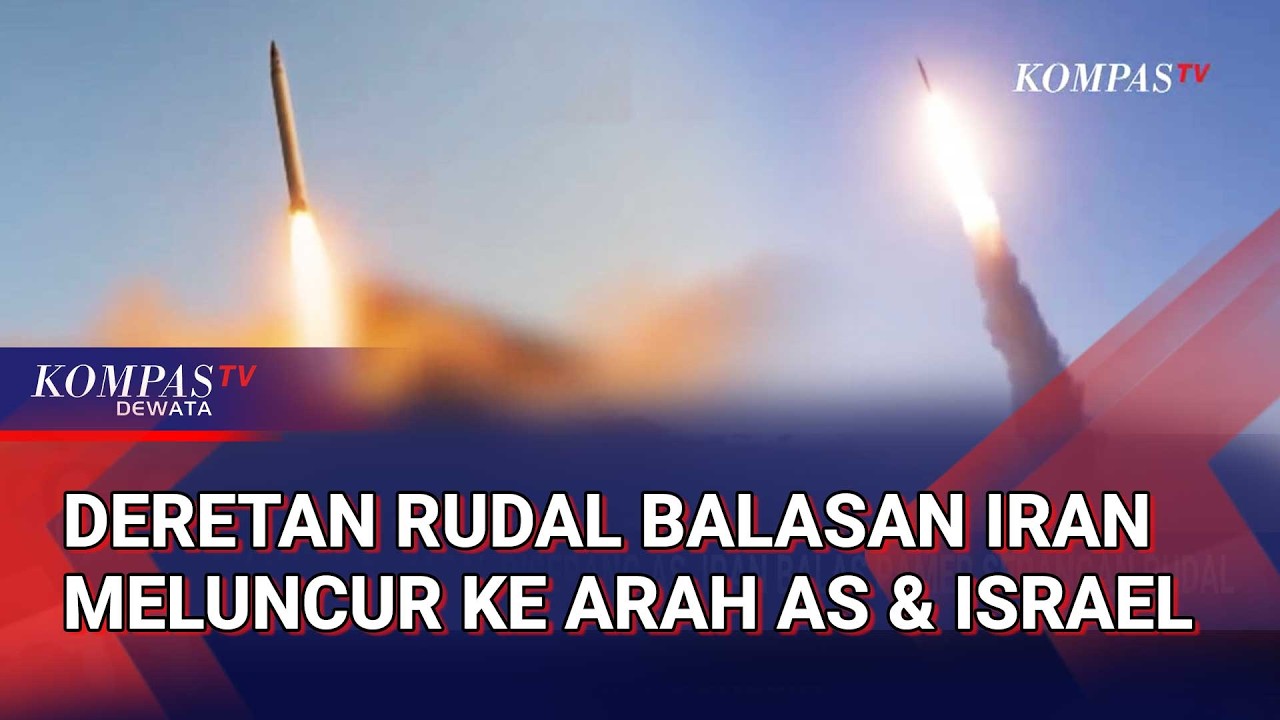 Deretan Rudal Balasan Iran Meluncur, Balas Serangan Amerika Serikat dan Israel