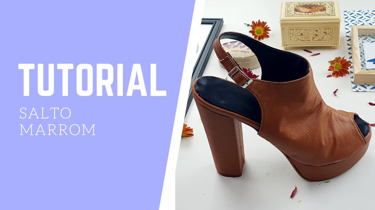 TUTORIAL RÁPIDO DE MODELO DE SALTO - FAÇA CALÇADOS EM CASA