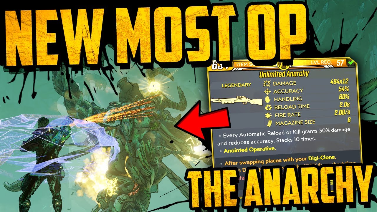 The ANARCHY The "NEW" Best & MOST OP LEGENDARY SHOTGUN Borderlands 3 Guns, Love & Tentacles