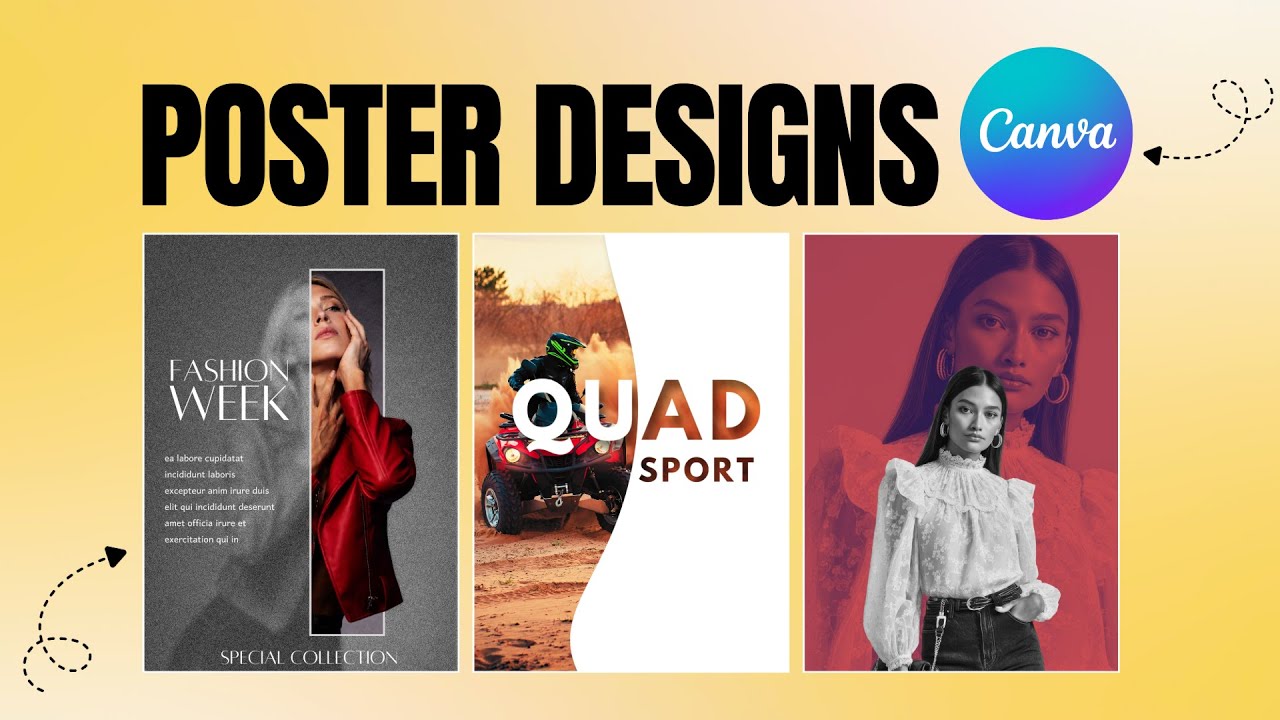 How to Design PRO Posters in Canva (5 Poster Designs Anyone Can Make ...