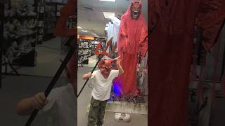 Famous MINI Hell Spawn Animatronic JUMPSCARE AH! | Spirit Halloween 2023 | #shorts Profile