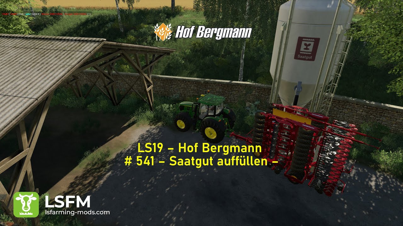 LS19  Hof Bergmann # 541  Saatgut auffllen