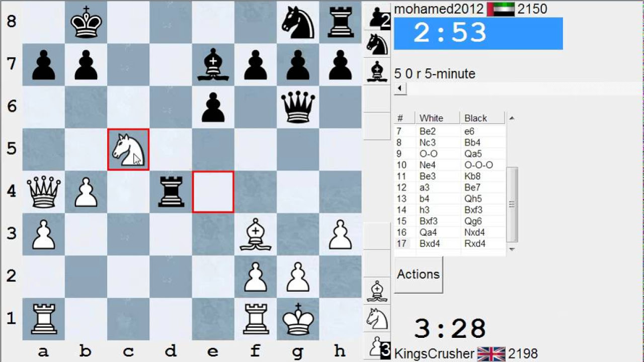 LIVE Blitz (Speed) Chess Game #2003 vs Pason (2164) - Black in