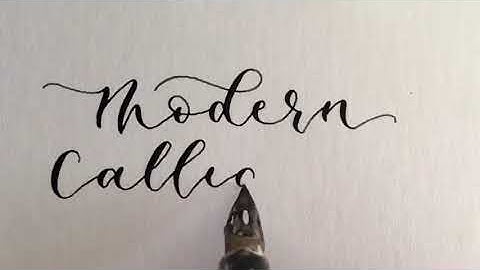 Modern Calligraphy Workshop with Millie Stone