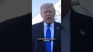 Trump claims negotiations underway with Iran aimed at ending war