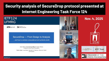 Security Analysis of SecureDrop Protocol Presented at Internet Engineering Task Force 124