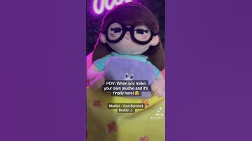 POV: When you make your own plushie and it’s finally here! 🤗