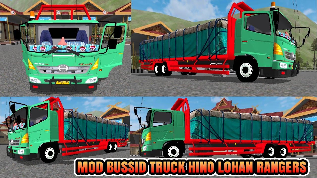 MOD BUSSID TRUCK HINO LOHAN RANGERS || BUSSID V2.9 - YouTube