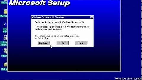 Installing Windows 3.1 Resourse Kit on Microsoft Memphis Build 1900
