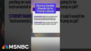Stormy Daniels Stands Up To Trump Lawyer