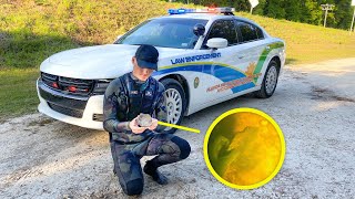 Diver Finds Possible Human Skull Bone Underwater! (Police Called)