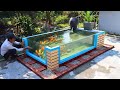 DIY Backyard Garden Koi Pond (step-by-step) - Garden Decoration