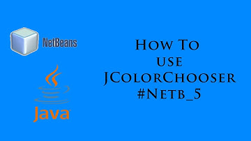 How to use JColorChooser to change Background with joptionpane #Netb_5