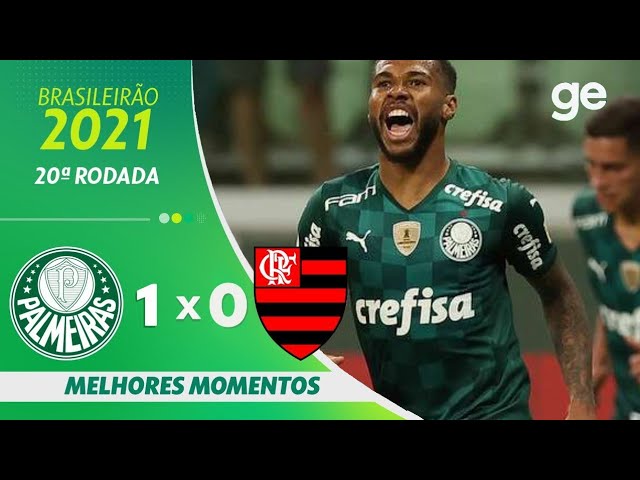 PALMEIRAS 1 X 3 FLAMENGO, MELHORES MOMENTOS, 20ª RODADA DO BRASILEIRÃO  2021