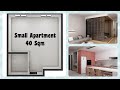 Small apartment design 40 sqm  home design ideas  apartment design for  couples  dr ideas