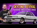 💥  R31 Skyline gets some stance with new wheels, tyres and suspension | Project AW35UM