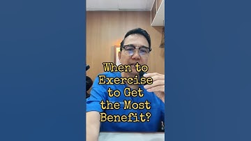 When is The Best Time to Exercise #morningexercise #afternoonexercise #docgerrytan #endocrinologist