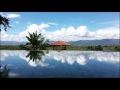 Myanmar luxury hotel  a beautiful day at sanctum inle resorts pool