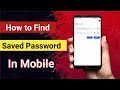 How to Find Your Saved Passwords on Android