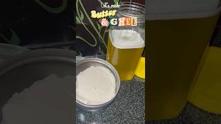 Homemade butter&amp;Ghee ✨😋| #butter #ghee #homemade #viralshorts #recipe #easyrecipe #cooking
