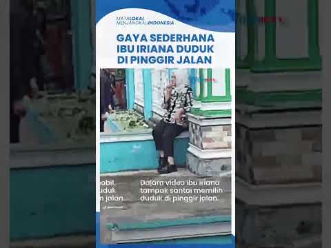 Viral Momen Ibu Iriana Duduk di Pinggir Jalan Tunggu Presiden Jokowi Selesai Salat Jumat