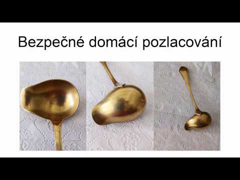 Video: Jak Pozlacovat Kov Doma