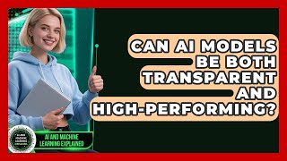 Can AI Models Be Both Transparent And High-performing? - AI and Machine Learning Explained