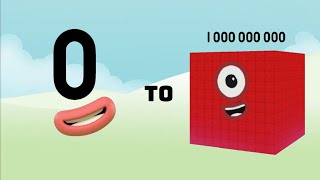 Numberblocks | Numbers 0 to 1,000,000,000 | Learn To Count (BONUS AT THE START!) chords