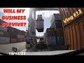 Trucking vlog 13  a day in the life of a port driver  how bad will the recession get