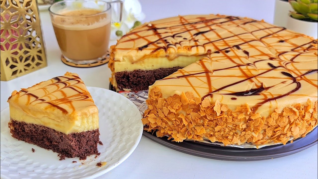 كيكة شوكولاتة ب3 طبقات ببيضة واحدة!! مذاق رهييب اقتصادية سهلة وسريعة بدون خلاط بدون كريمة ولا شانتي