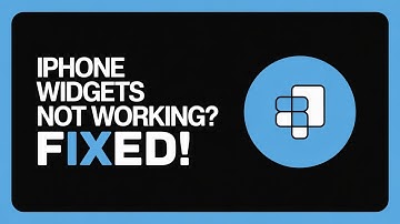 How To  Widgets Not Optimized for iPhone Home Screen? Here’s the Fix! (2025 Guide)