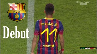 Neymar Jr ⚽ First Match at the Camp Nou ⚽ HD