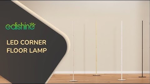 Step-by-Step Guide to Assembling Your EDISHINE Modern Slim Corner Floor Lamp - HFLCB1A