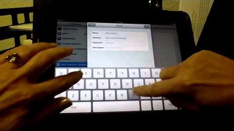 Tutorial for Setting Up Email on the Student iPad