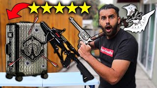 I Bought 100% UNBREAKABLE BALLISTIC STEEL BRIEFCASE!! (5 STARS) *WINNER TAKES CASH* CHALLENGE!!