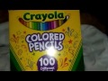 Crayola 100 colored pencils pack reupload