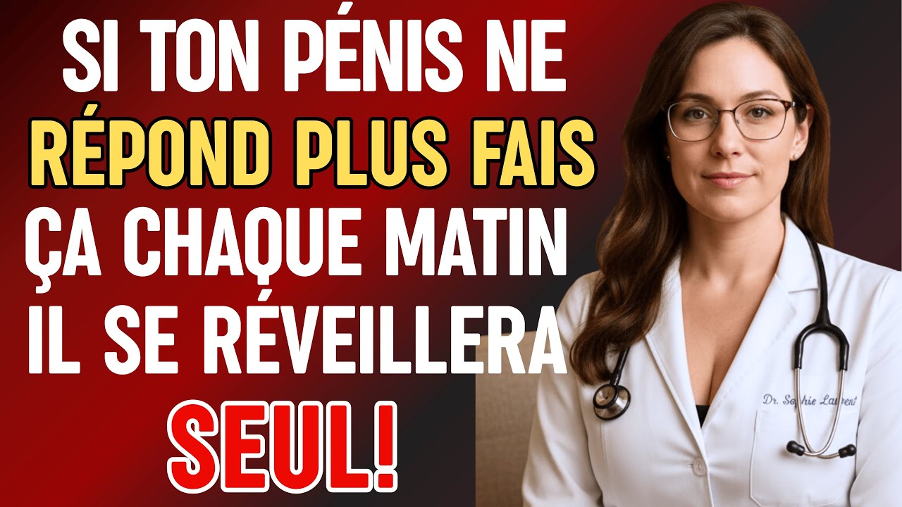 Faites ceci 3 minutes chaque matin — et vous verrez votre virilité revenir